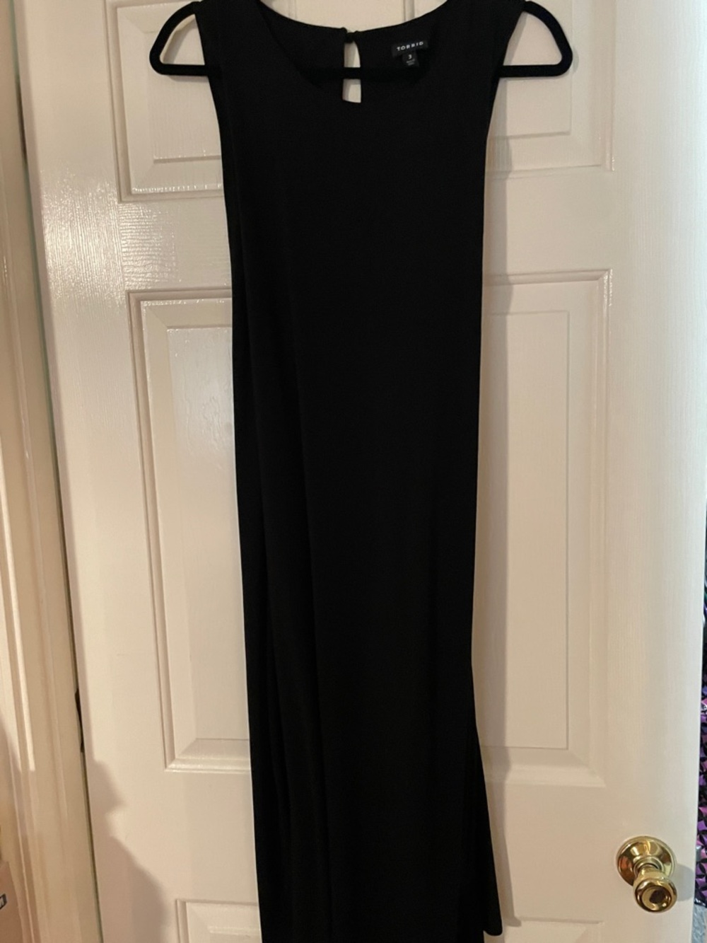 Torrid  Black Sleeveless Maxi Dress Size 3 Elegant Classy Dressy
